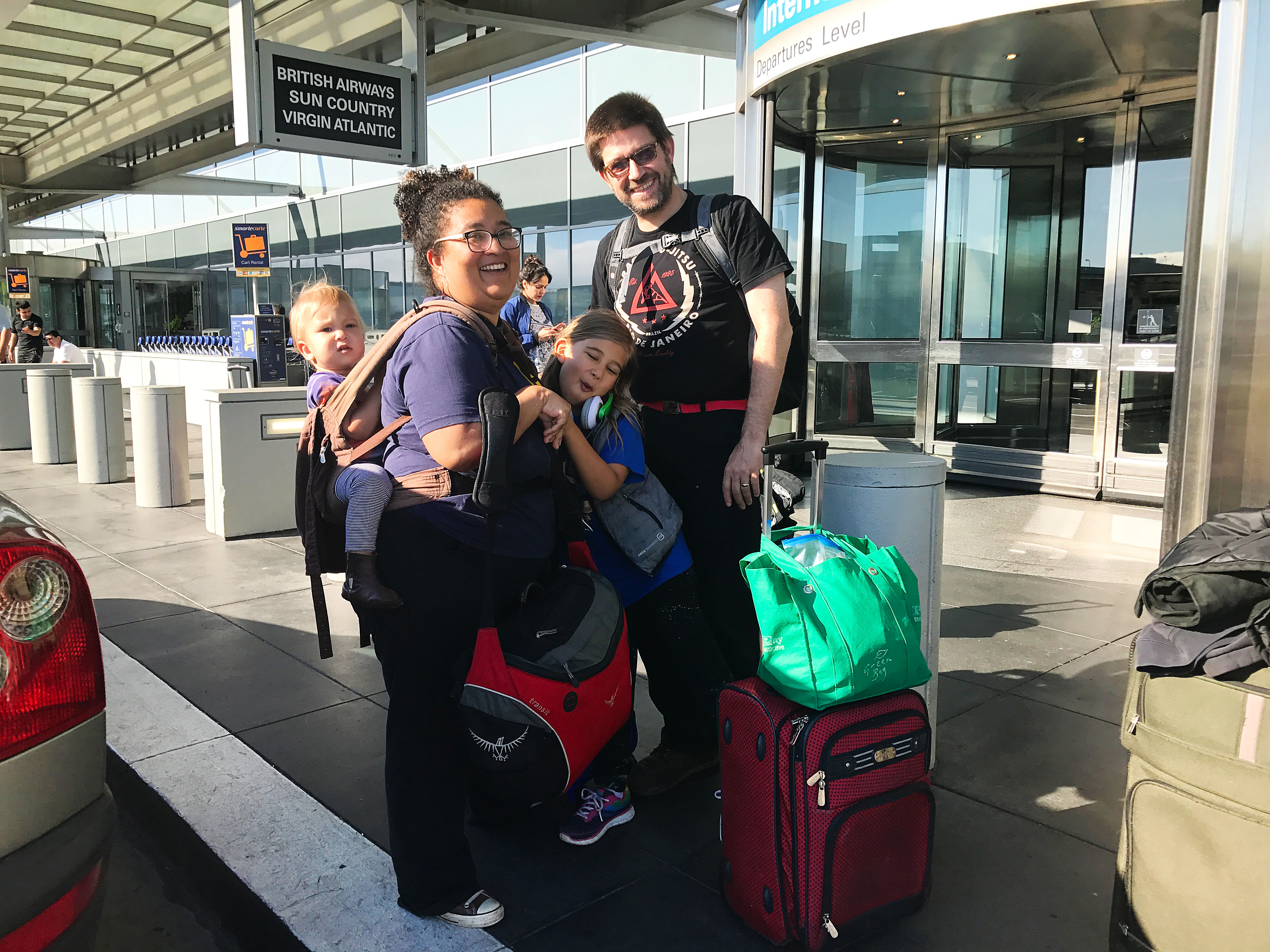 family airport departure sfo